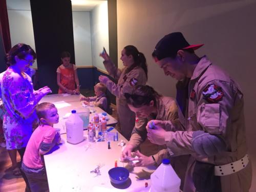 Slime Making Childen's museum Wes Joanna